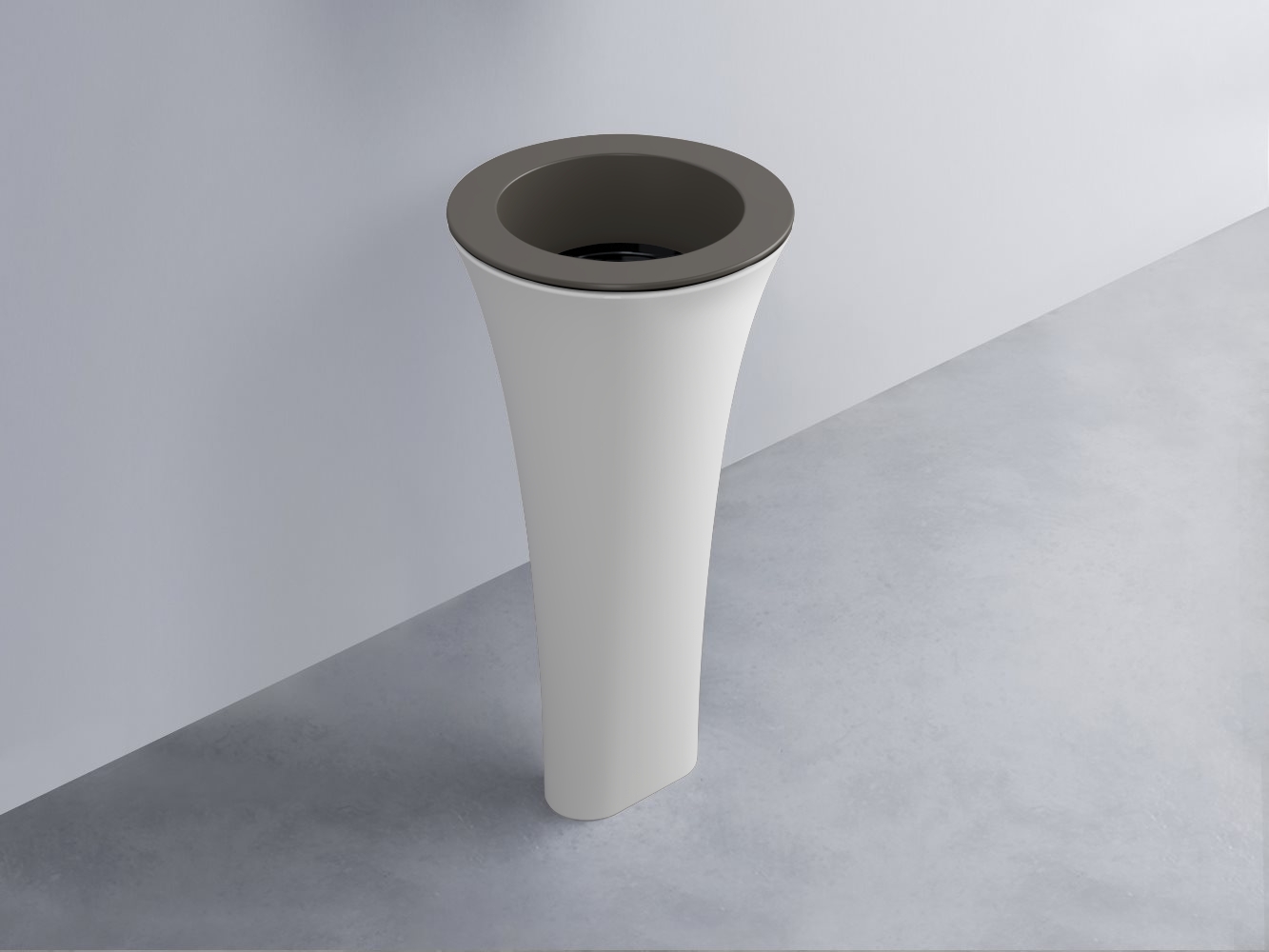AMLA45-FN+AMPILT-N+AMCOLT-BL Раковина Amedeo Tondo отдельностоящая cielo Enjoy + Amedeo Ceramica Cielo