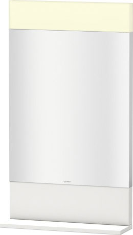 VE751004343 Vero Зеркало с полочкой внизу Базальт матовый, декор Duravit - Вид №1