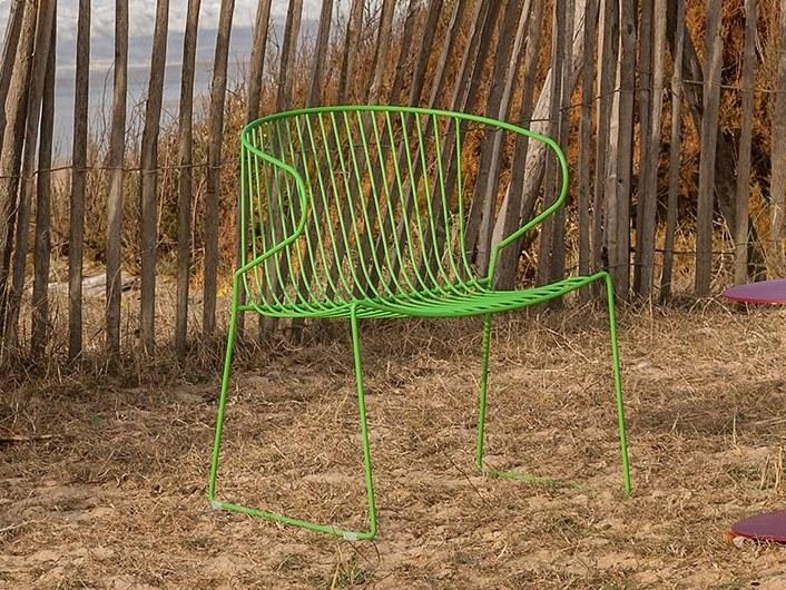 iSimar Штабелируемое садовое кресло из стали с подлокотниками Bolonia 9152 - Вид №1