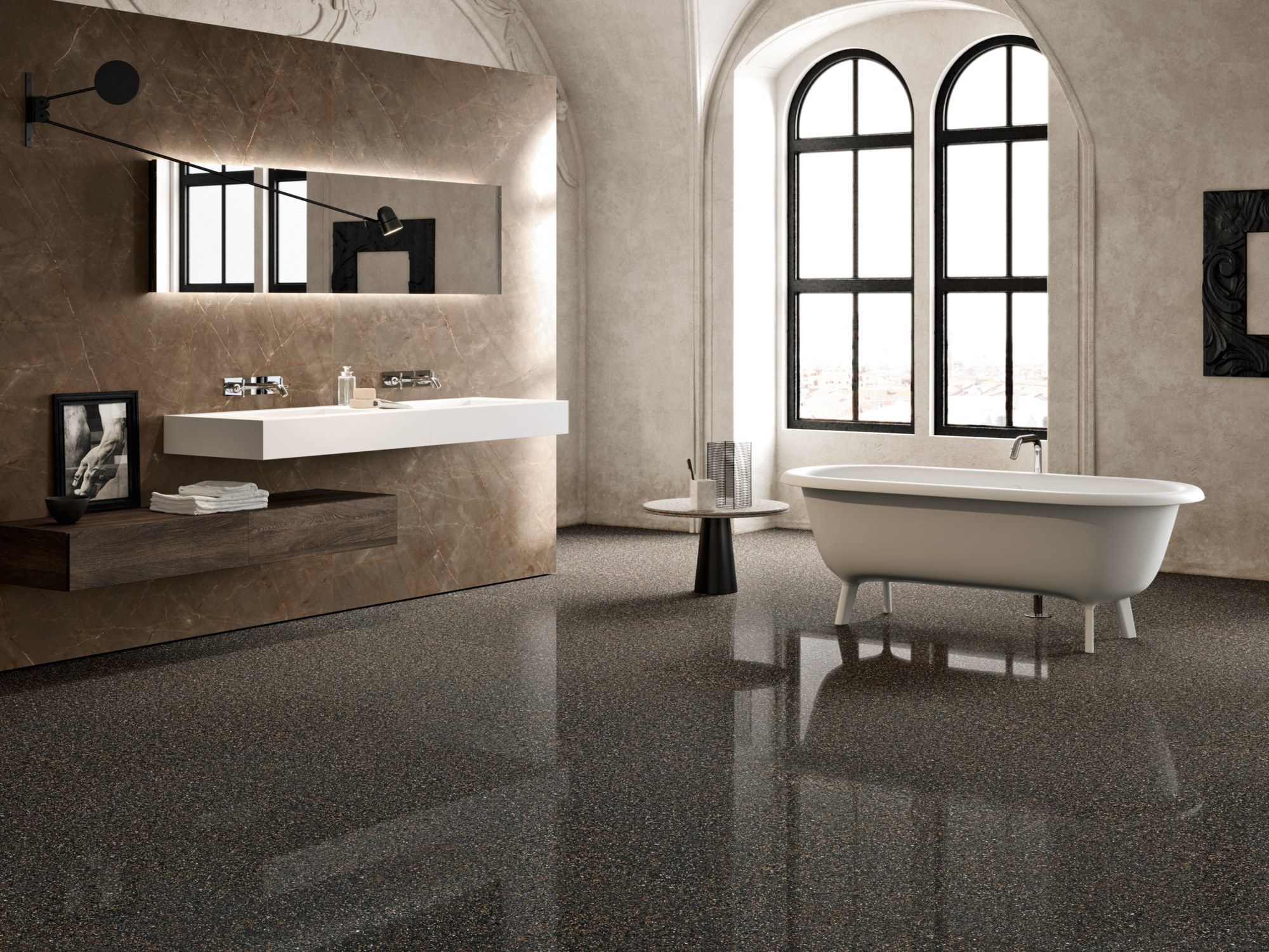 Пол / облицовка керамогранита для интерьера с эффектом камня ARIOSTEA академия полного тела ARCH-00042155 - Вид №1