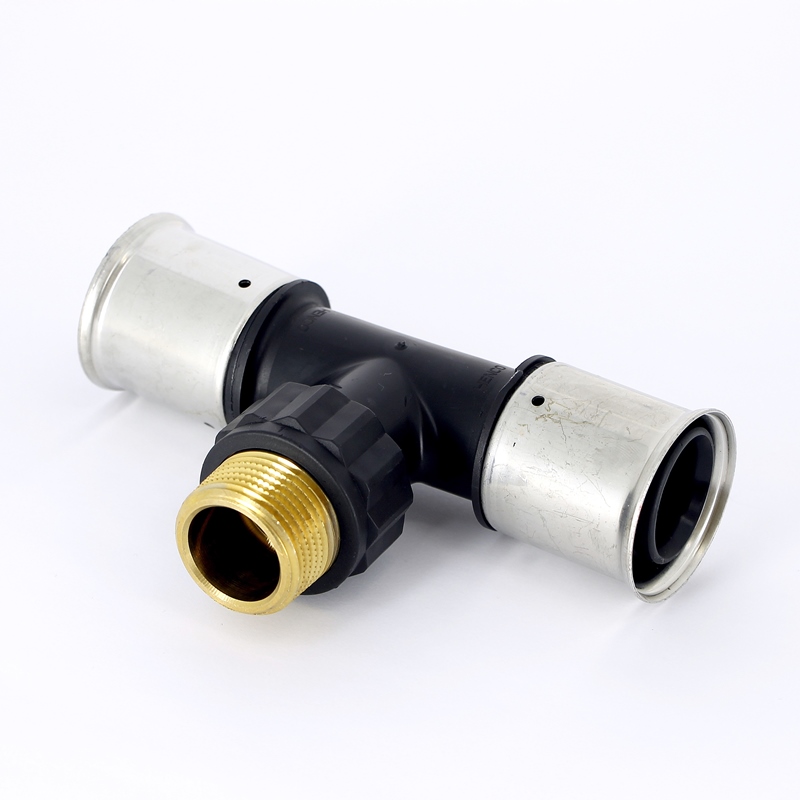 Тройник пресс-Н PVDF HENCO 40х1"х40 14PK400640 - Вид №1