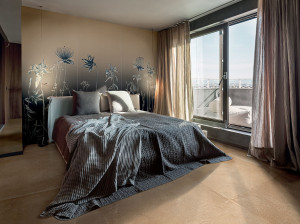 Напольное покрытие из керамогранита с эффектом ткани