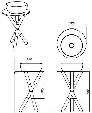 Scarabeo Ceramiche Тумба под умывальник Cross sun-id-1372327 - Вид №20