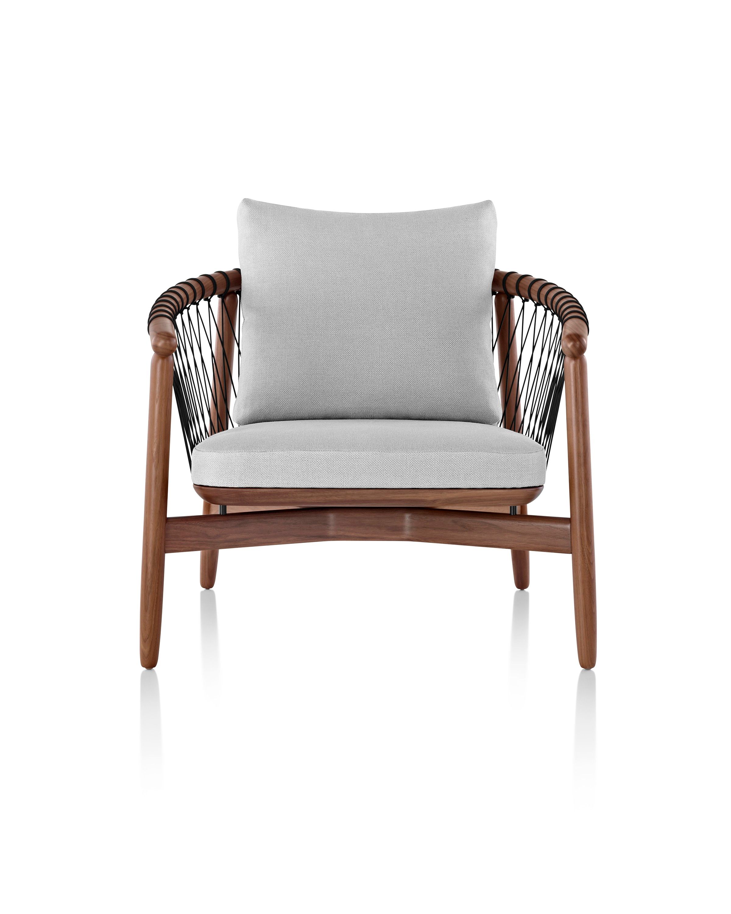 Кресло из дерева и ткани с подлокотниками Herman Miller Crosshatch ARCH-00123148 - Вид №22