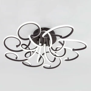 Потолочный светильник Eurosvet 90136/8 чёрный кофе EUROSVET ROSCA 00-3888654 Коричневый