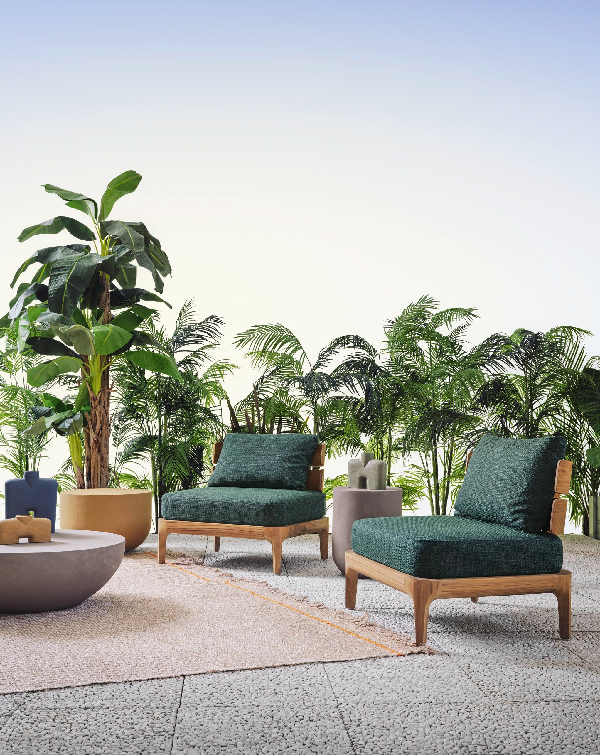 Съемное садовое кресло из тикового дерева Gervasoni Gervasoni Outdoor ARCH-00120351 - Вид №5