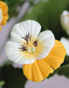 2907 345 a1 Искусственный анютиный глазок, 25 см, светло-желто-золотисто-желтый H-andreas