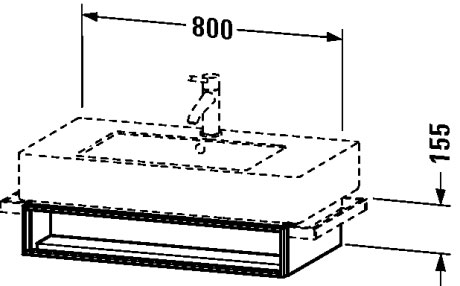 VE601302222 Vero Тумбочка подвесная Белый глянцевый декор Duravit - Вид №2