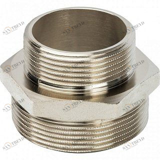 Ниппель переходной НН 3х2 1/2" никель STOUT SFT0004003212