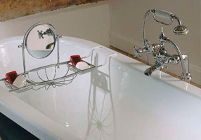 Gentry Home Bexley Cast iron bathtubs with feet Серебряный лист GH103233  - Вид №1