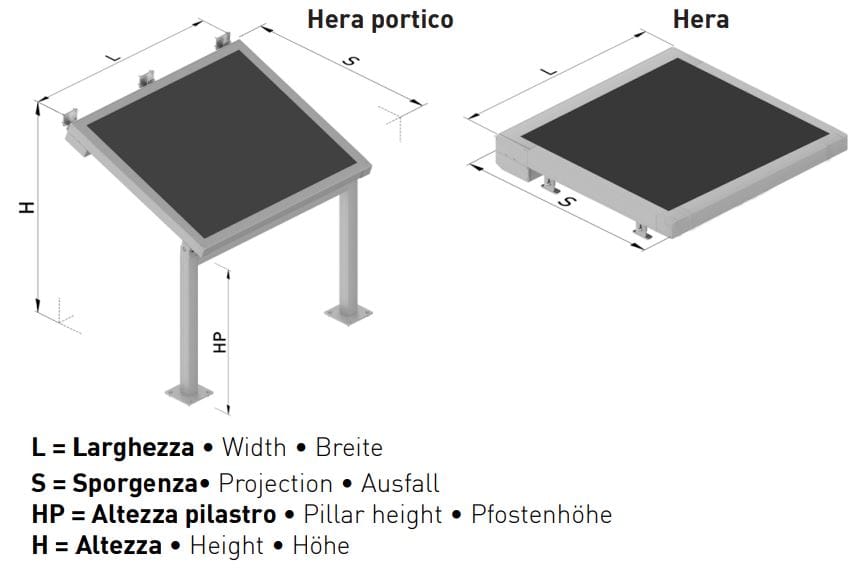 Пергола с раздвижной крышкой Gaviota HERA PORTICO ARCH-00110557 - Вид №3