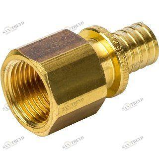 Переходник ВР 16x1/2" аксиальный для труб из сшитого полиэтилена STOUT SFA0002001612