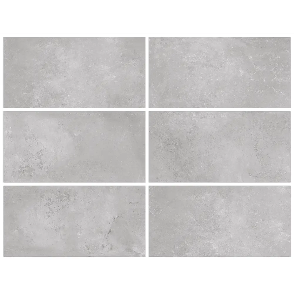 Настенная плитка НЕФРИТ-КЕРАМИКА Флисс серый 40x20 см 89232587 STLM-0948903 - Вид №2