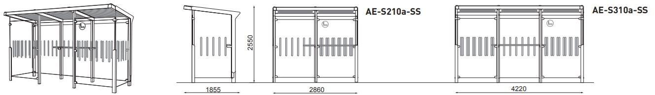 mmcité1 Навес из оцинкованной стали для курящих Aureo sun-id-1418109 - Вид №3