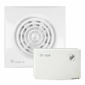 Накладной вентилятор Soler Palau KIT SILENT-100 CZ 12V + CT-12/14