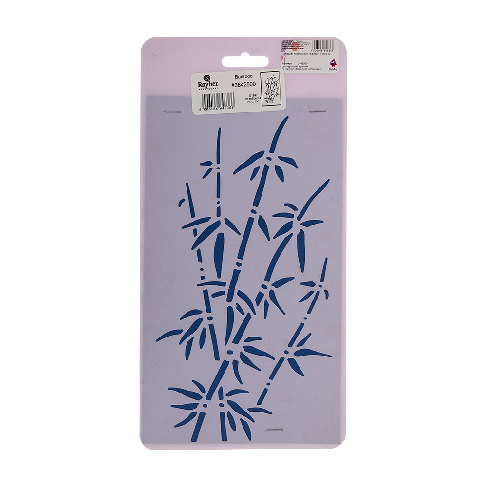 3842500 Трафарет "Бамбук" 15x30 см Rayher 
