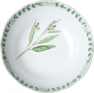 10613855 Noritake Салатник Noritake "Английские травы" 21,5см Фарфор костяной