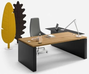 Sinetica Угловой модульный письменный стол из дерева Ego