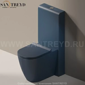 TR387016 Компакт унитаз с бачком Синий Ceramica Flaminia Niagara Италия