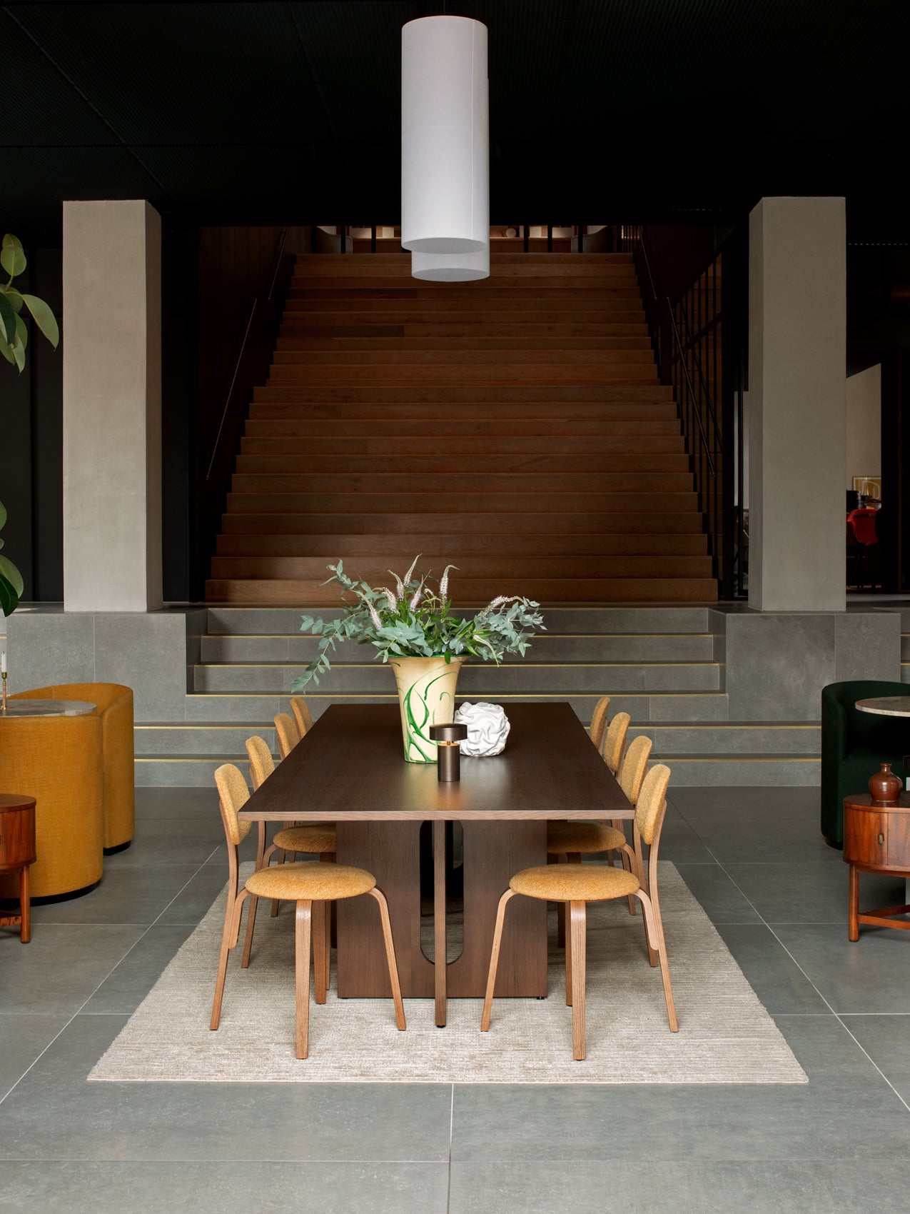 5709262042715 Afteroom Plus, Обеденный стул на деревянной основе, обитый LuceLight  - Вид №8