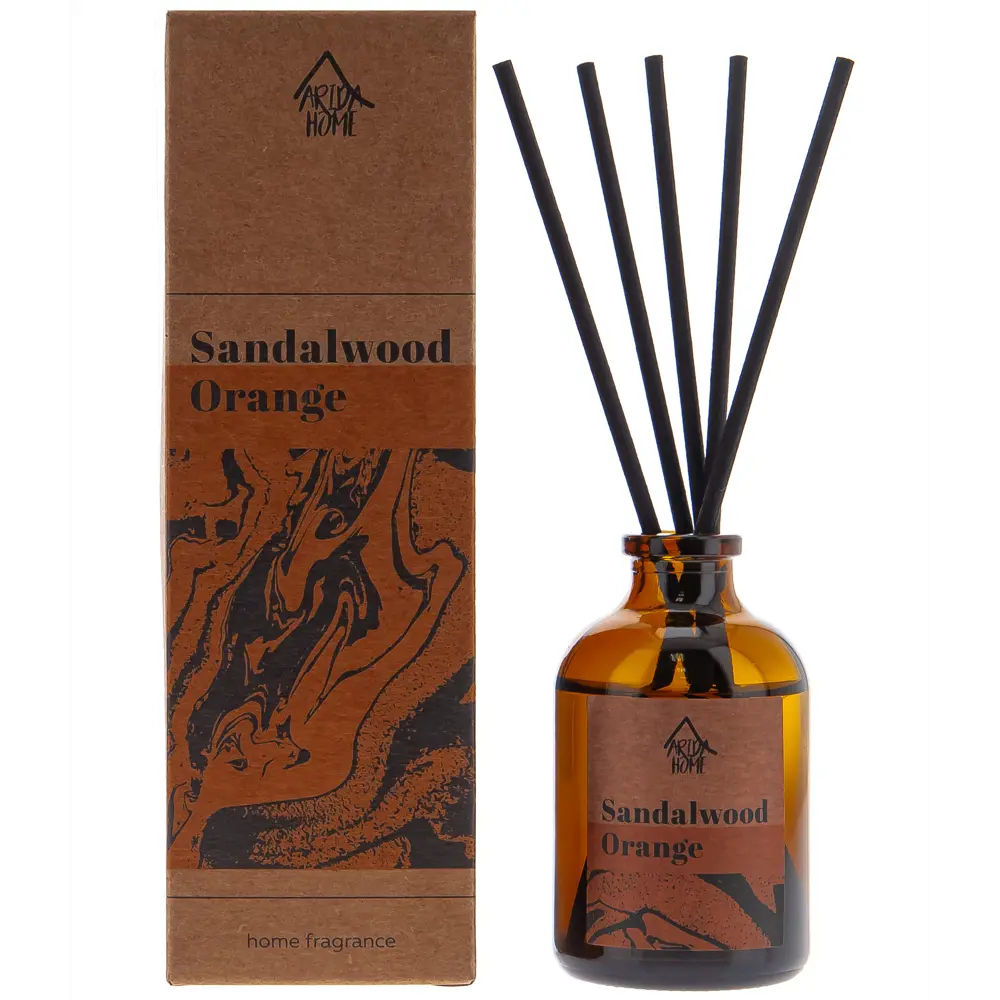 Аромадиффузор ARIDA HOME Сандал-Апельсин для создания уютной атмосферы 89026707 STLM-1581125