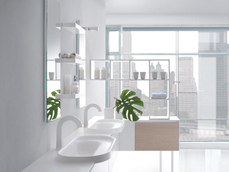 LASA IDEA Тумба под умывальник подвесная двойная Metropolis sun-id-1405918 - Вид №2