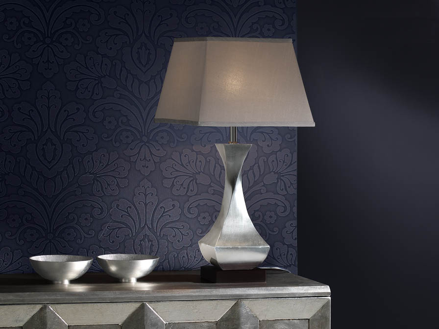 064182 Лампа настольная серебряная Schuller Deco - Вид №1