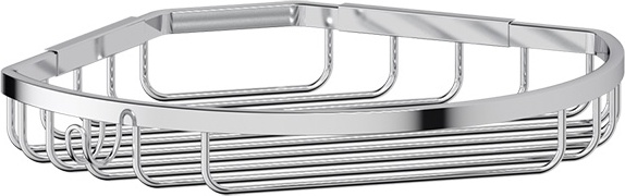 RYN 025 Полочка-решетка с крючком угловая 26 cm FBS Ryna