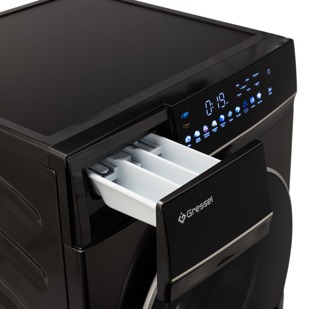 9256870 Стирально-сушильная машина Gressel RUBS77603 черный STDN-0115082 - Вид №9