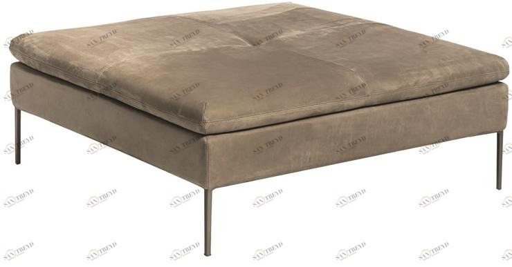 Shake Мягкий пуф для квадратной кровати из нубука Boston sun-id-1378055