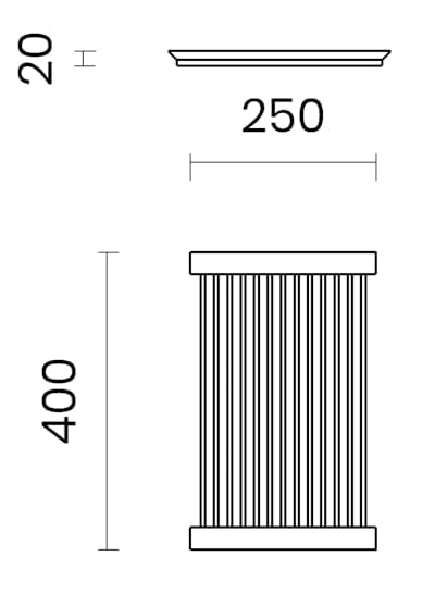Решетка из нержавеющей стали TASCA 280.HB ARCH-00044534 - Вид №2