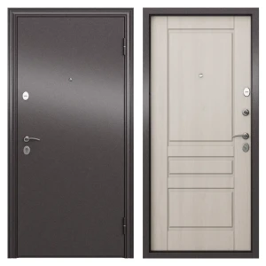 Дверь входная металлическая Страйд Летиция 950 мм правая цвет кремовый