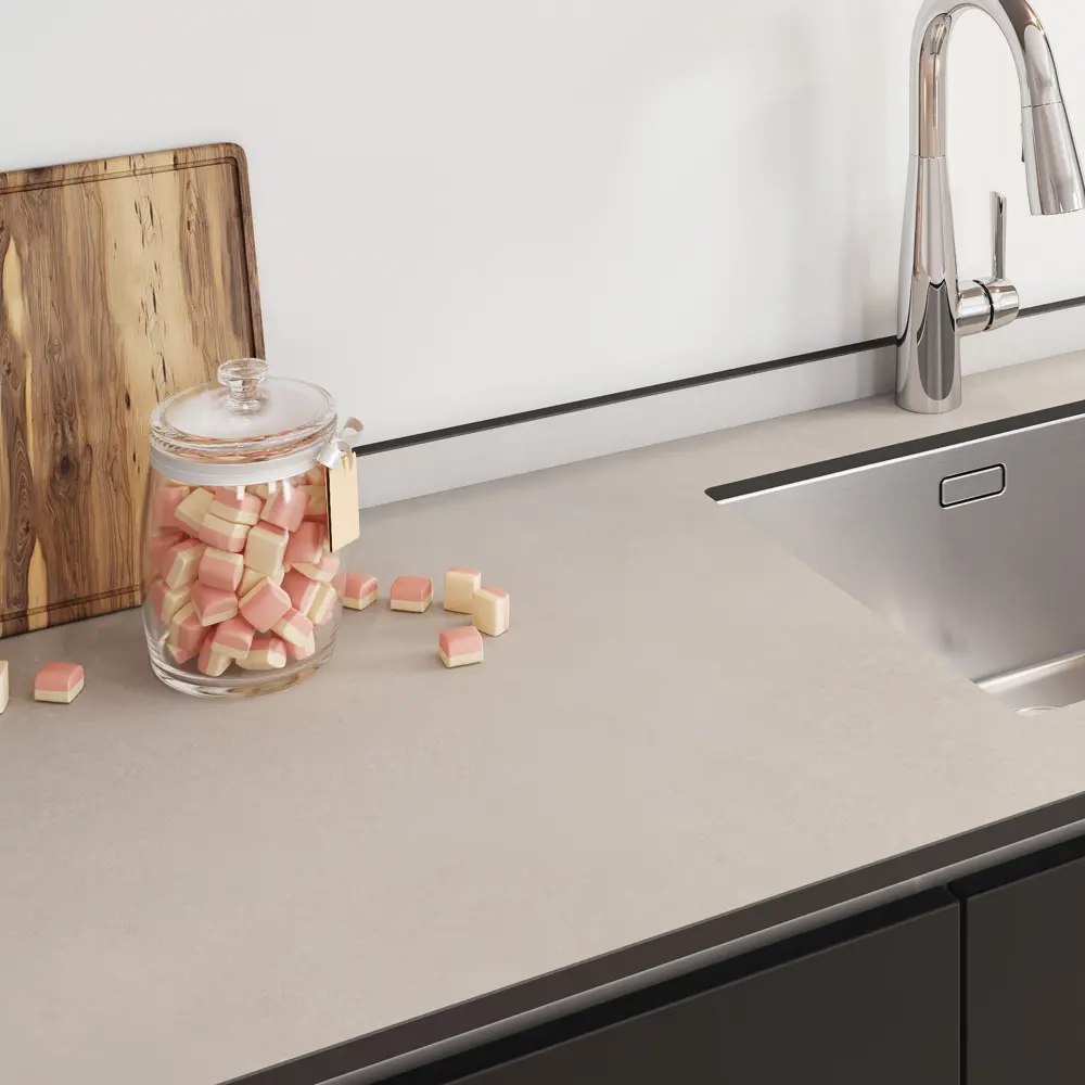 Столешница Santreyd Саона L803 - серый HPL-пластик 120×60 см 86820676 STLM-0860754 - Вид №4