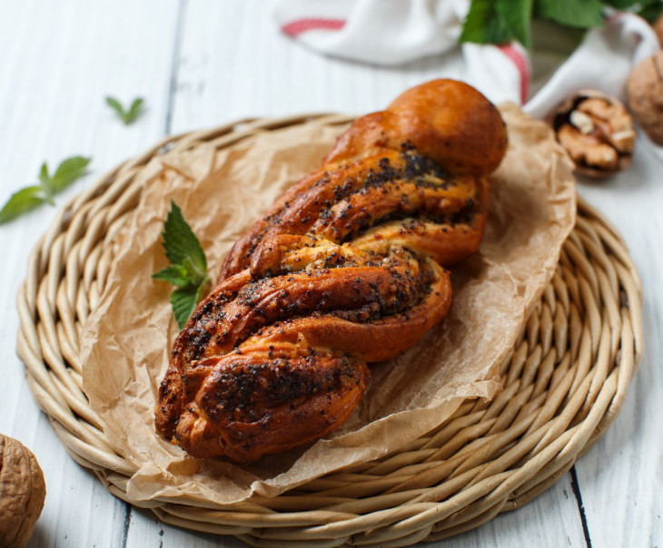 6993 Плетенка с маком и грецким орехом Вкусляндия 