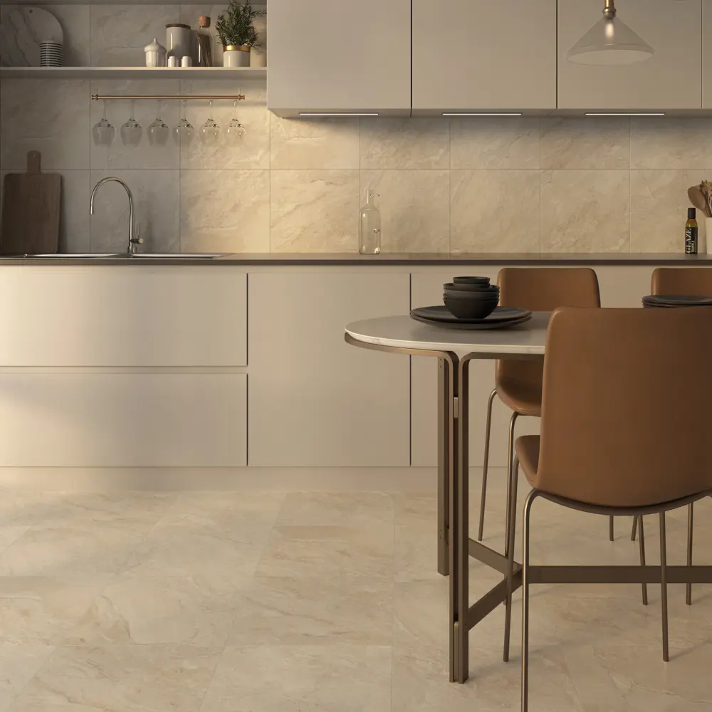 Керамогранит Шахтинская Плитка Гранде 40×40 см в светло-бежевых тонах 89132470