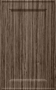 Фасады для кухни Модерн Фрезеровка «Николь» Зебрано темное №119