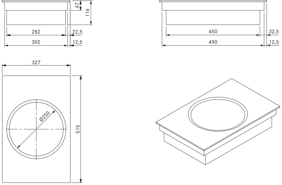 Bora Индукционная стеклокерамическая плита вок Bora classic 2.0 sun-id-1494803 - Вид №2