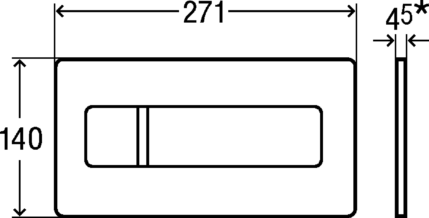 Viega Панель смыва 8357.1 (758820) 758 820 - Вид №3