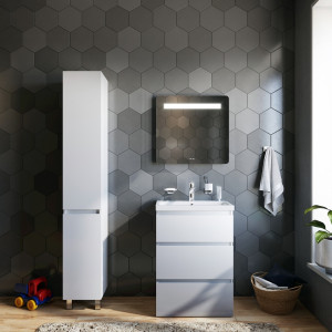 M91FSX0602WG База под раковину напольная 60 см 3 ящика белый глянец AM.PM Gem S