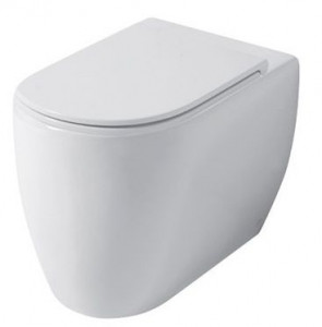 SK002RIM51 Приставной унитаз напольный Белый Disegno Ceramica Skip Италия