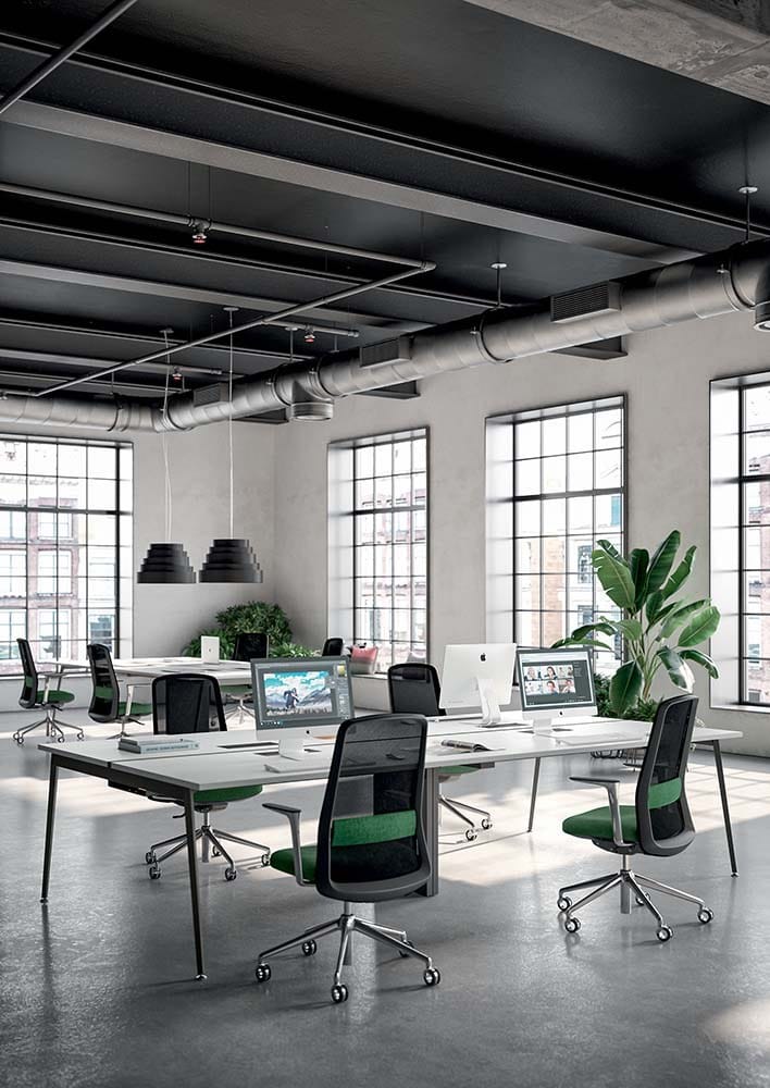 Вращающееся офисное кресло с колесами Quadrifoglio Group дизайн-офис ARCH-00073161 - Вид №4