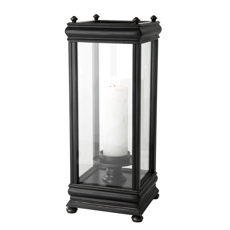 Подсвечник-фонарь металлический черный Prince Charles от Eichholtz EICHHOLTZ EICHHOLTZ 060271 Черный  - Вид №7