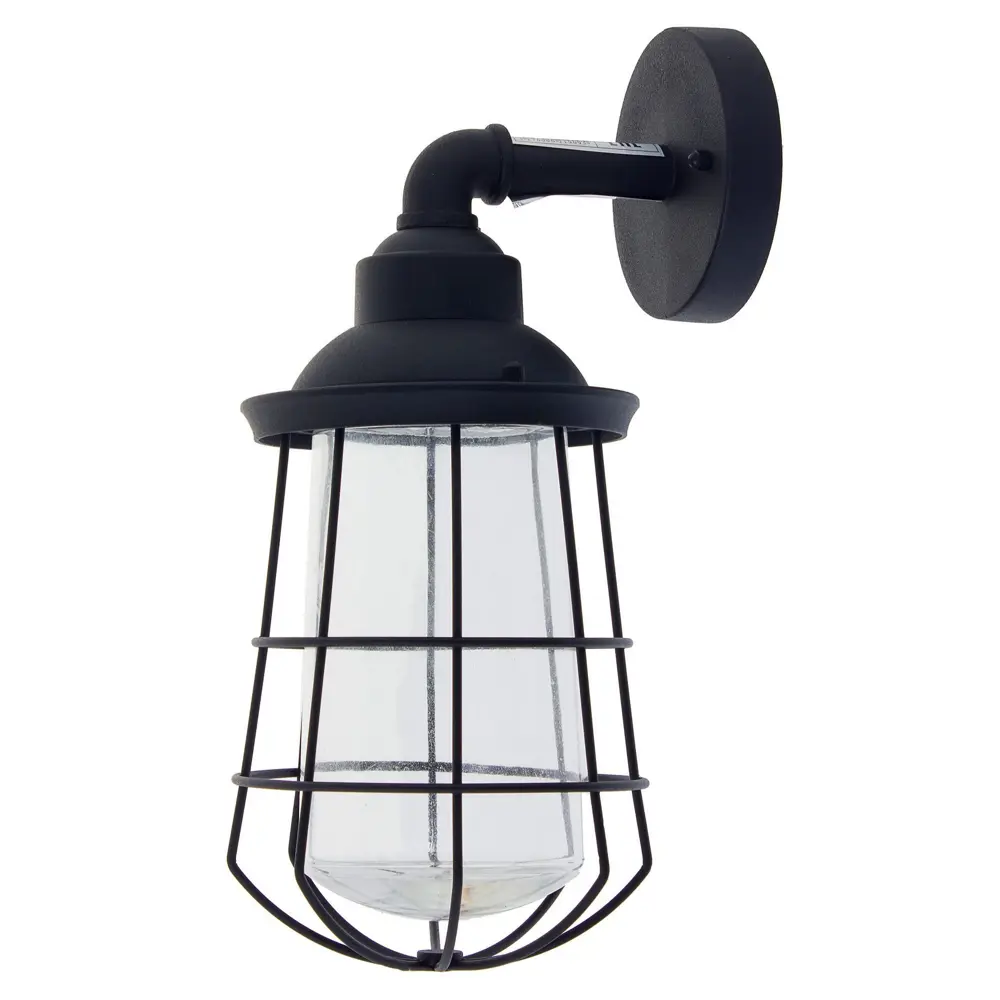 Бра уличное вниз Inspire Ikitos 1xE27х60 Вт, цвет чёрный, IP44 STLM-2159264