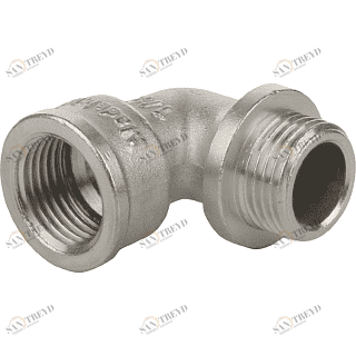 Угольник с упором НВ 1/2" никель STOUT SFT0016000012