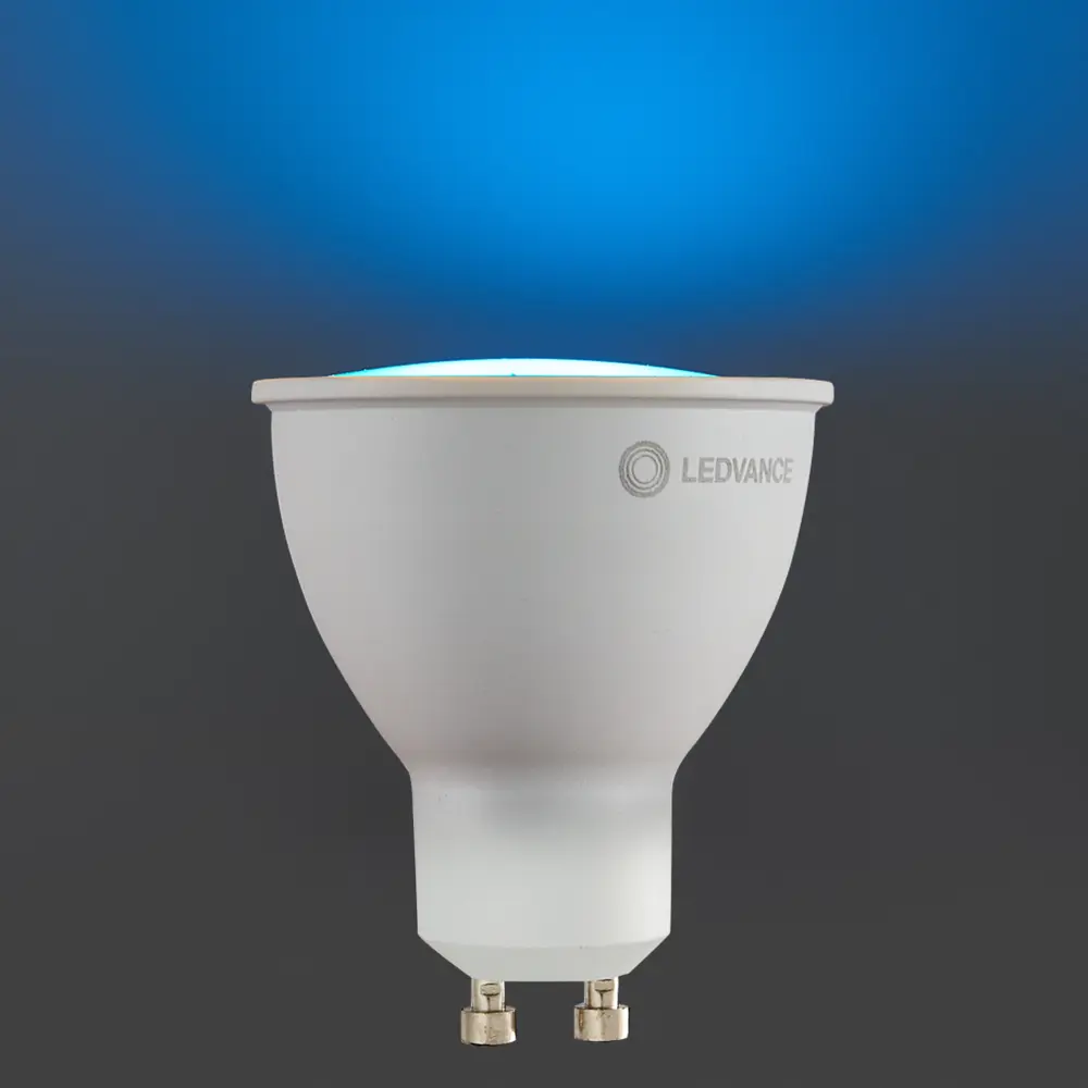 Лампа умная светодиодная Ledvance Smart Plus GU10 220-240 В 5 Вт спот матовая 350 лм, изменение цвета RGB STLM-2044059 - Вид №5