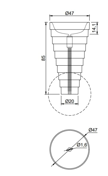 Бронзовый отдельно стоящий умывальник Antoniolupi CHEOPE ARCH-00105082 - Вид №3