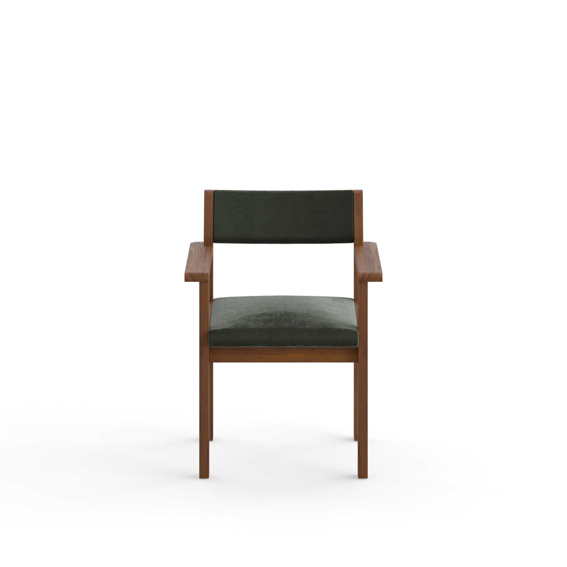 Мягкий стул из массива дерева с подлокотниками e15 ALDE ARCH-00041348 - Вид №9