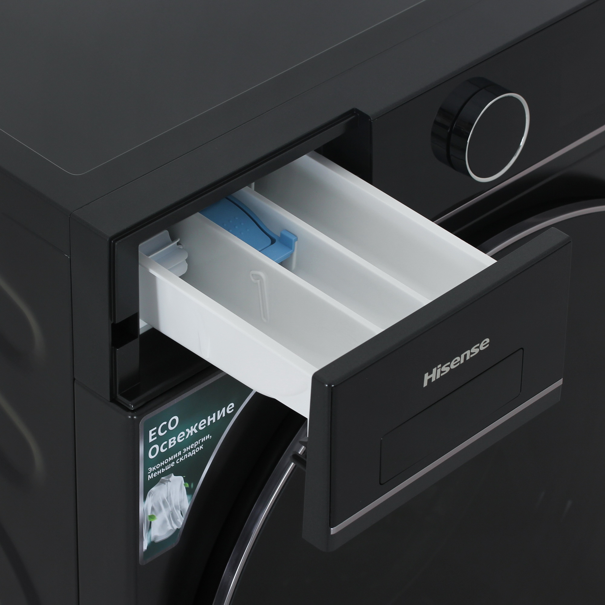 9281358 Стиральная машина Hisense WF5I8043BBF черный STDN-0084601 - Вид №7