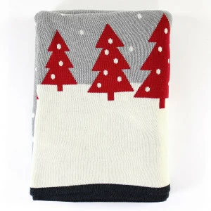 Плед с орнаментом christmas story one, 130х180 см ENJOYME ДИЗАЙНЕРСКИЕ, НОВЫЙ ГОД 254885 Белый;разноцветный;серый