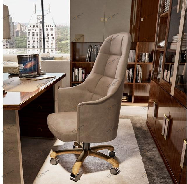 Barnini Oseo Кресло исполнительное на 5 спиц с высокой спинкой Richmond upon thames Rc90